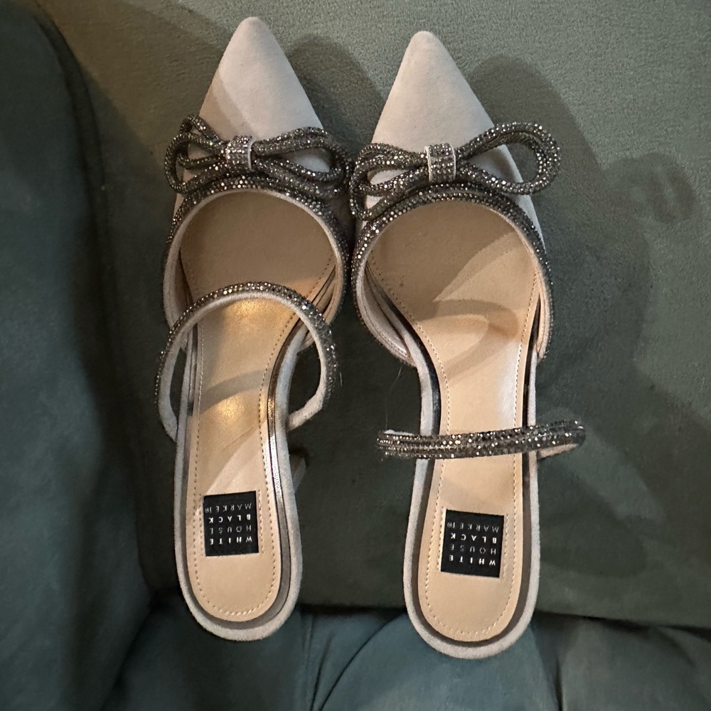 White House Black Market party heels